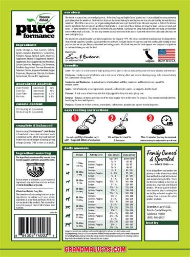 Pureformance Lamb - 10lb